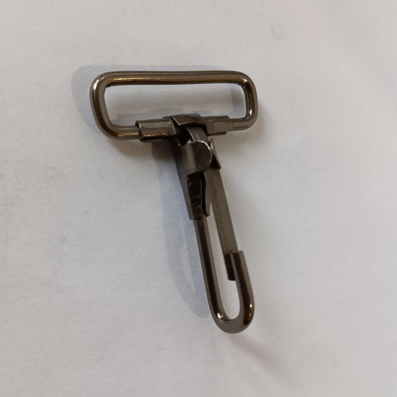 Карабін сталевий (100 шт) для сумок 30 мм.