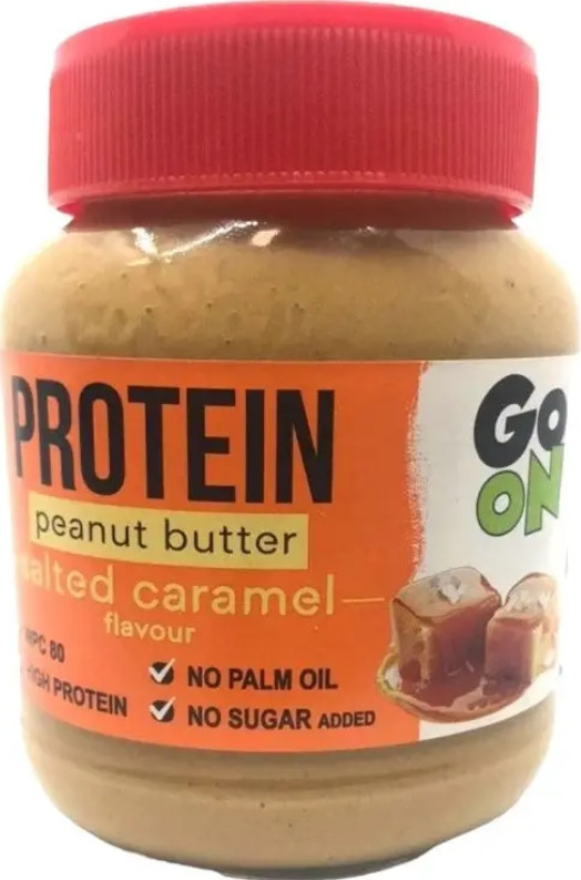 Паста арахісова GoOn Nutrition Protein Peanut Butter 350 g солона карамель