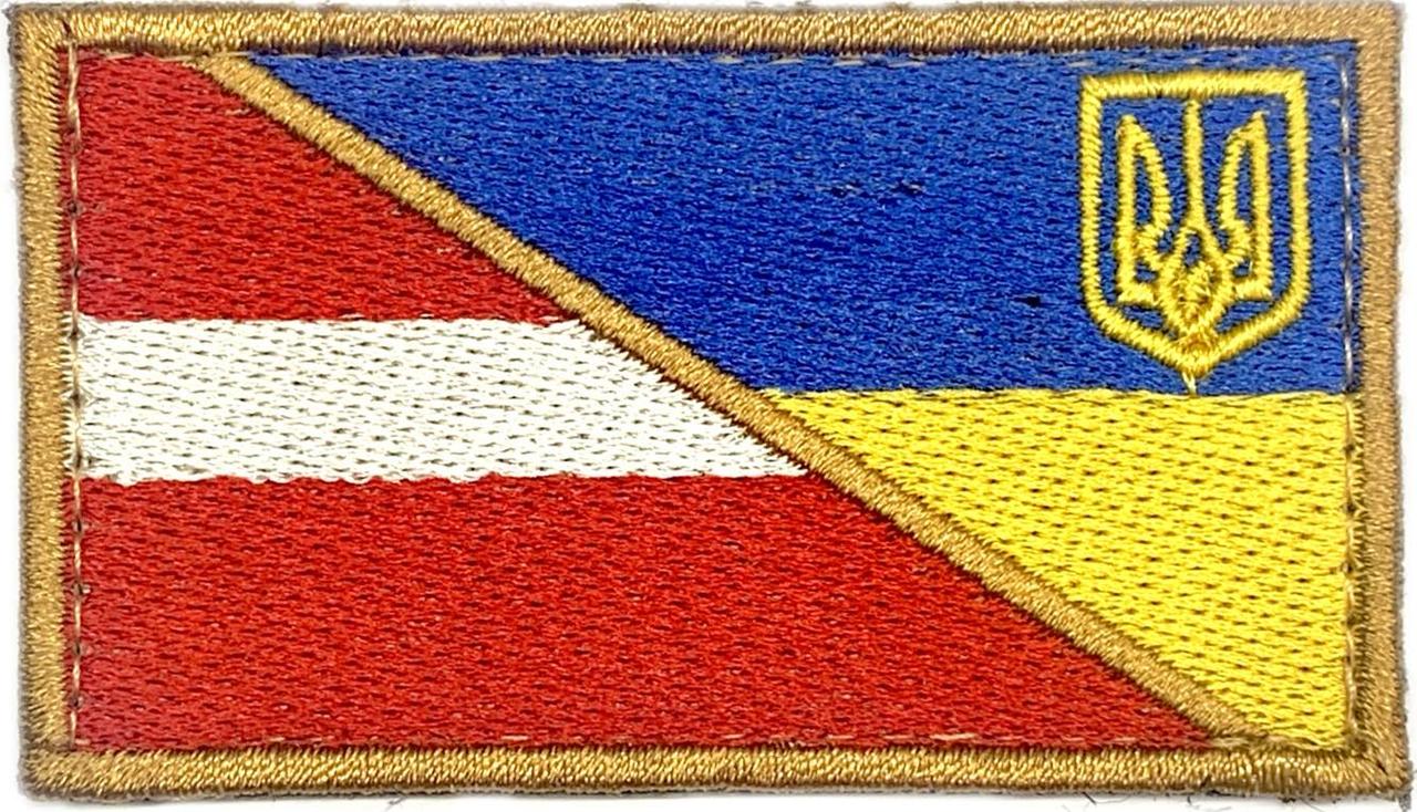 Прапорець Україна - Латвія