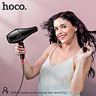 Фен HOCO Jasmin quick-drying hair dryer DAR29 |2400W| чорний, фото 7