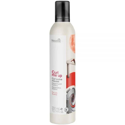 Мус для зволоження та дисциплінування кучерявого волосся Nouvelle Curl Evolve Mousse 300 мл, фото 1