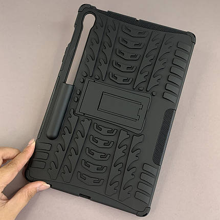 Чохол для Samsung Galaxy Tab S9 11» SM-X710NZAASEK протиударний чохол з підставкою на планшет чорний, фото 1