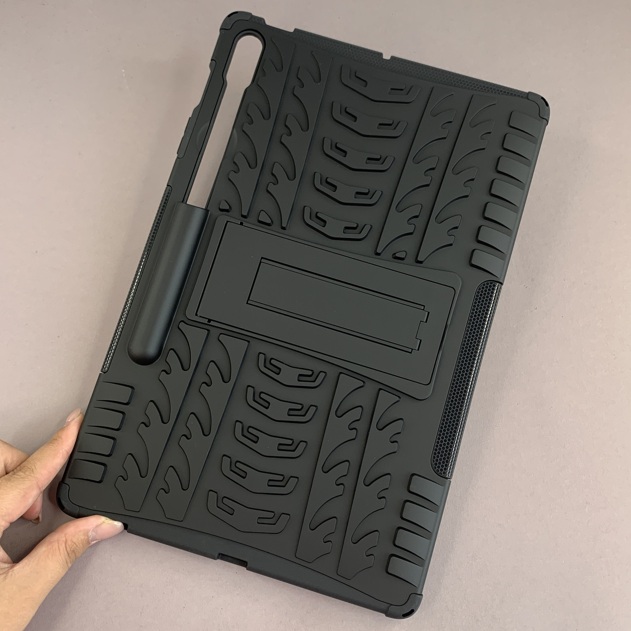 Чохол для Samsung Galaxy Tab S9 FE+ 12.4» / SM-X610NZAASEK протиударний чохол з підставкою на планшет чорний