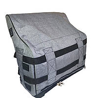 Чохол для акордеона 4/4 з утеплювачем 10мм Grey 500*470*230