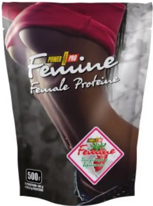 Сироватковий протеїн для жінок Power Pro Femine 500 g полуниця з вершками