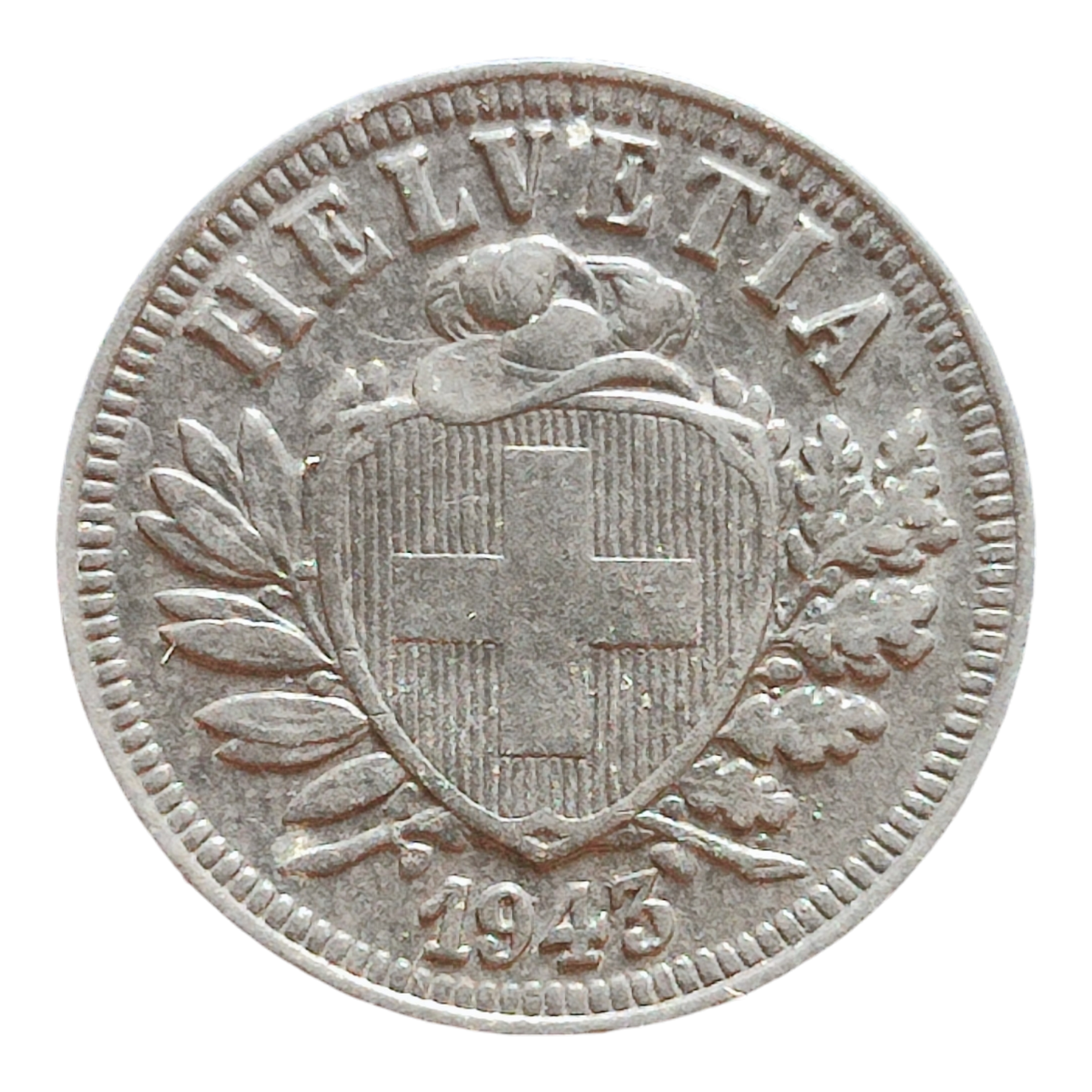 Швейцарія 2 раппена, 1943