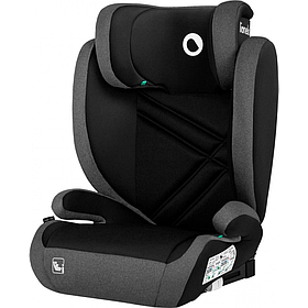 Автокрісло Lionelo Hugo I-Size Black Grey (Isofix, група 2/3, 100-150 см, регулювання підголівника)