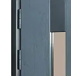 Вхідні двері Булат Термо House 1200мм Kale модель 705/431 темний антрацит / вулична антрацит сірий, фото 6