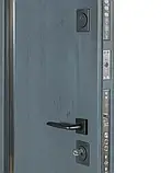 Вхідні двері Булат Термо House 1200мм Kale модель 705/431 темний антрацит / вулична антрацит сірий, фото 7
