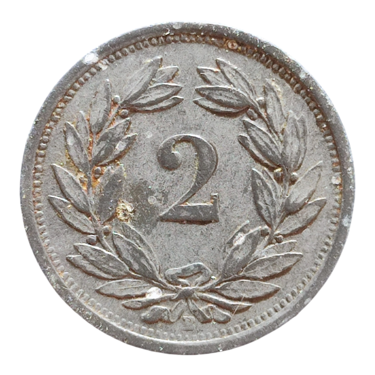 Швейцарія 2 раппена, 1942