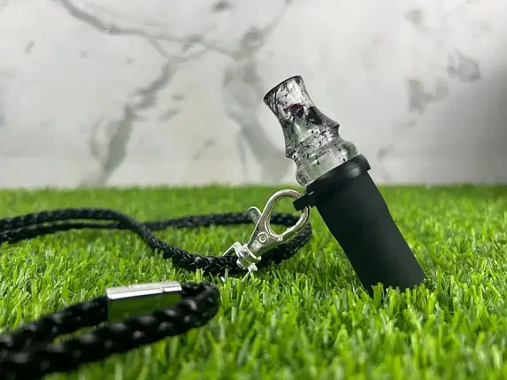 Персональний мундштук Vibe Hookah - Black flowers, фото 1