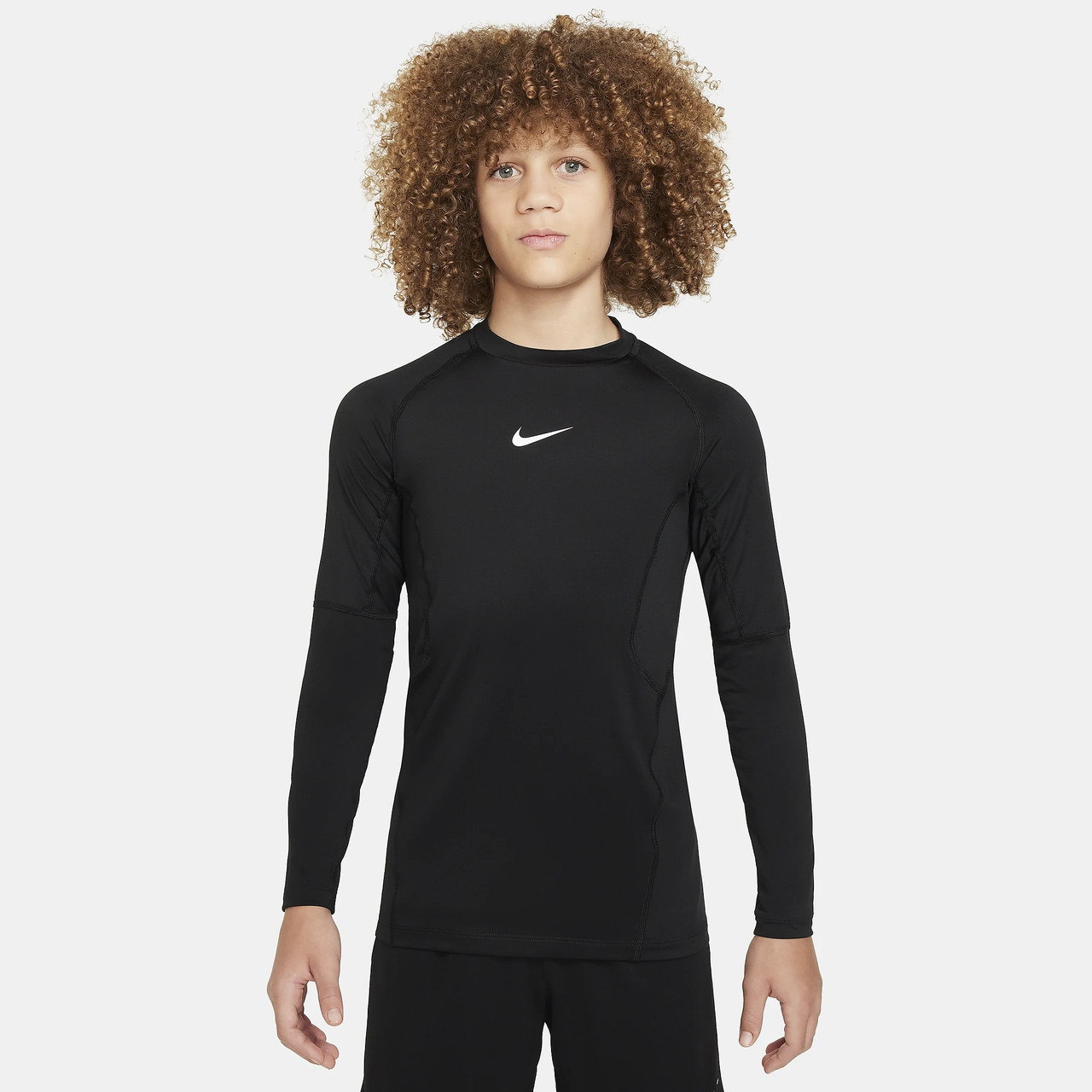 Термокофта дитяча тонка тренувальна з довгим рукавом Nike B NP DF LS TOP 24