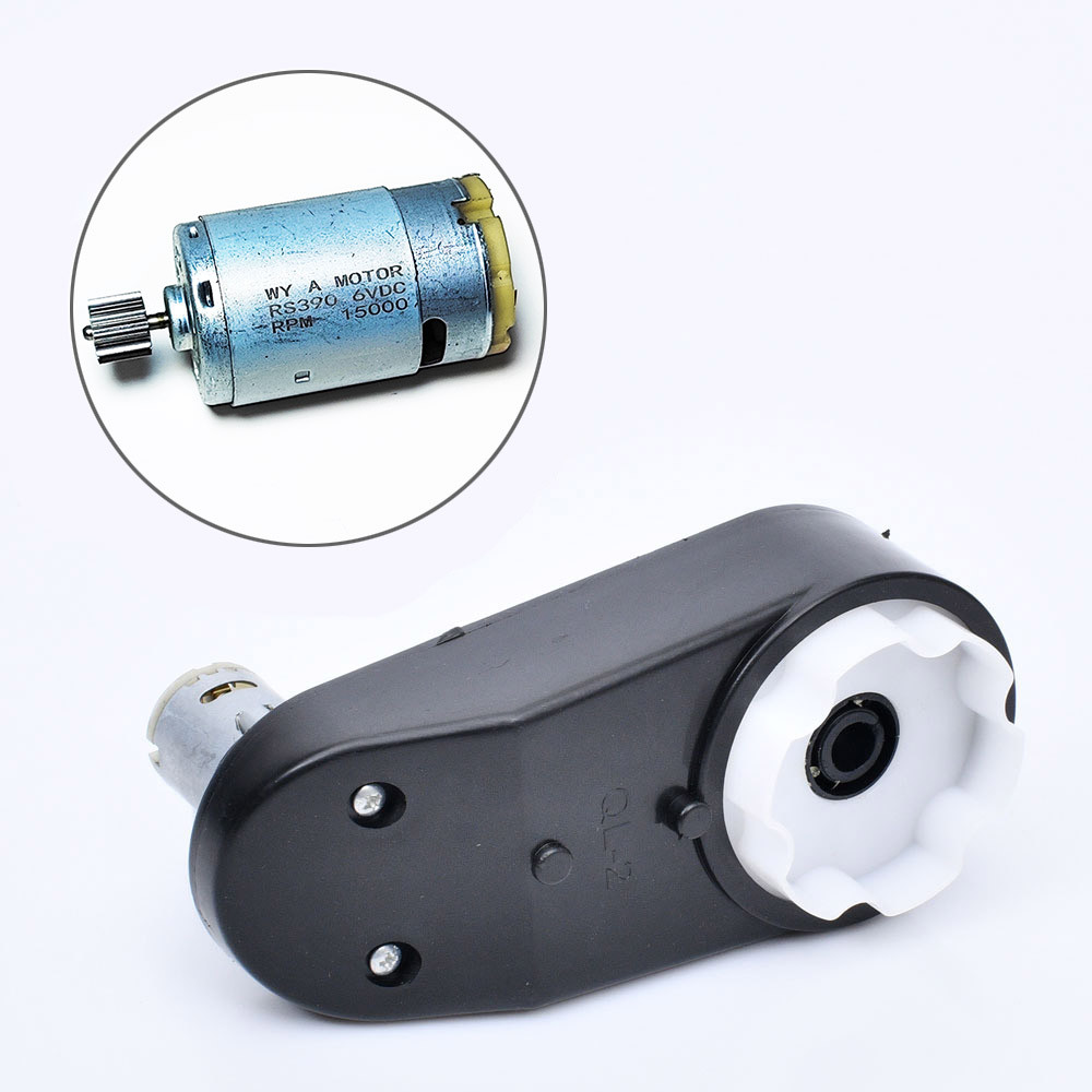 Редуктор дитячого мотоцикла електромобіля з мотором 390 класу 15000 RPM 6V