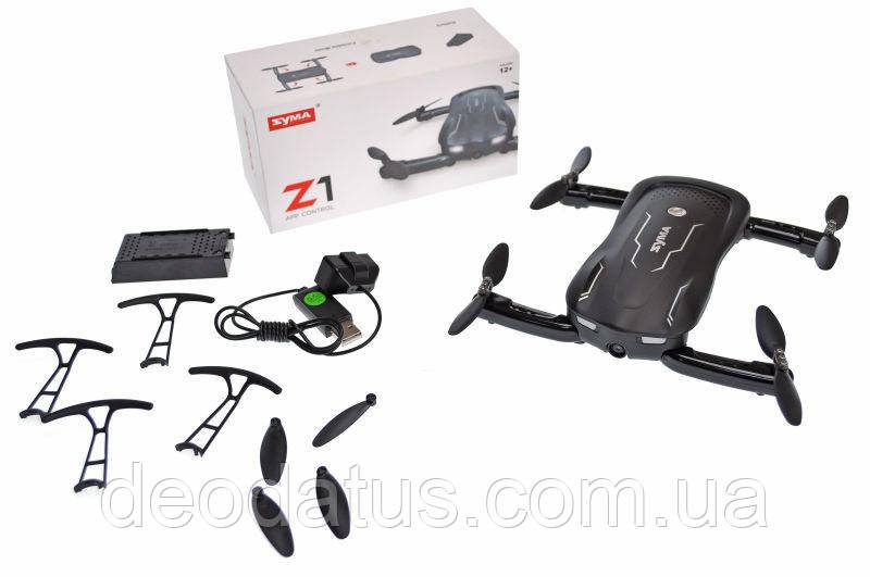 Квадрокоптер з камерою FPV Drone Syma Z1 дрон коптер, фото 1