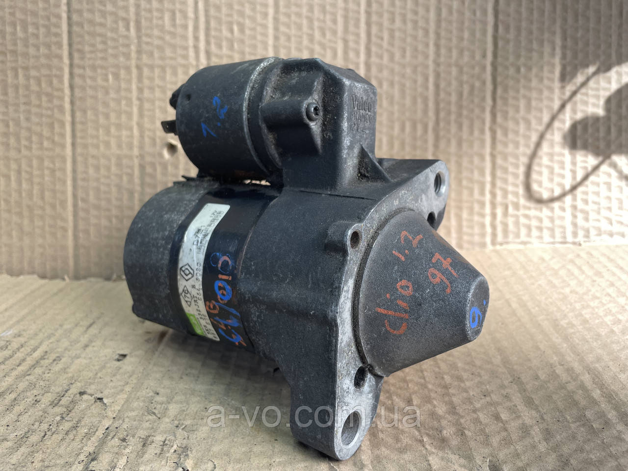 Стартер для Renault Clio 2, Kangoo, Logan, Twingo, 1.2, 867838864, 867838, 9 зубів, фото 1