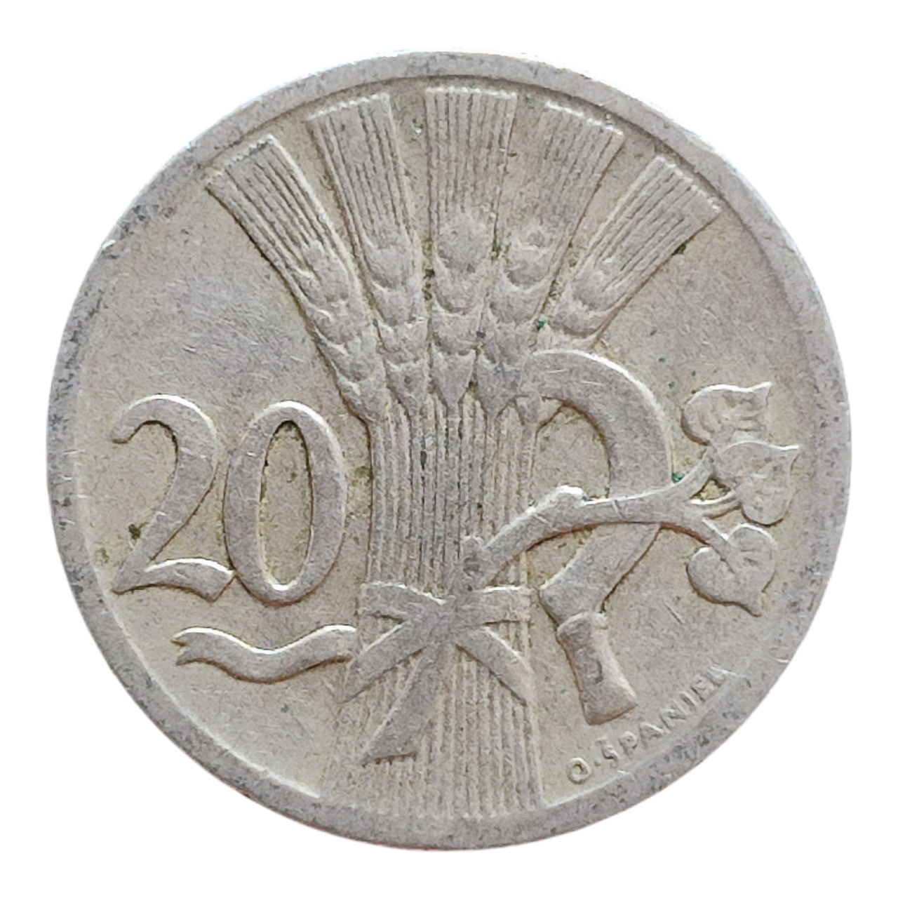 Чехословаччина 20 гелерів, 1927