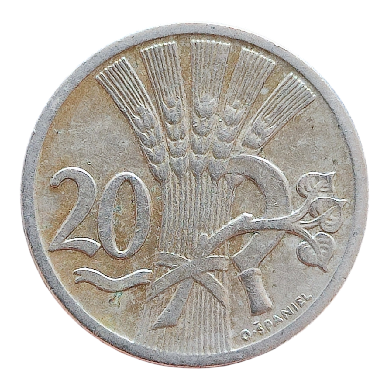 Чехословаччина 20 гелерів, 1924, фото 1