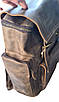 Шкіряний вінтажний рюкзак, фото 5