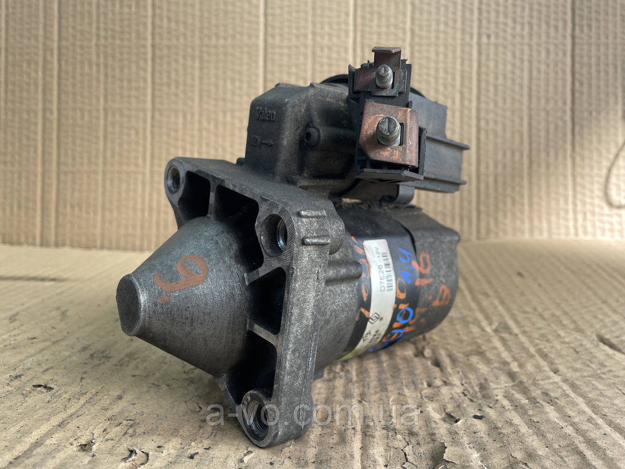 Стартер для Renault Megane, Scenic, Clio, Laguna, 1.4, 1.6, 8200082782, D7E26, 9 зубов, фото 1