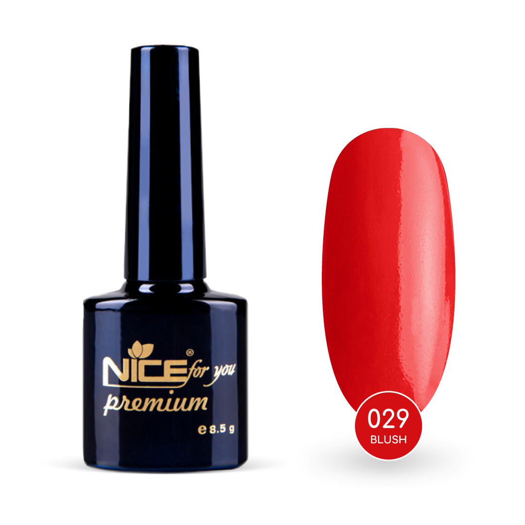 Гель-лак Nice for you Blush Premium №029 Червона пуансетія 8.5 г