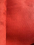 Натуральна шкіра Чепрак для взуття, ременів, сумок, меблів, підошви, кінських упряжок товщиною 3,5-4,0 мм. Червоного кольору, фото 3