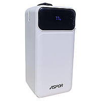 Power Bank Aspor A319 50000mAh Fast Charge (QC+PD) 22.5W- білий
