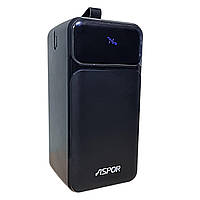 Power Bank Aspor A319 50000mAh Fast Charge (QC+PD) 22.5W- чорний