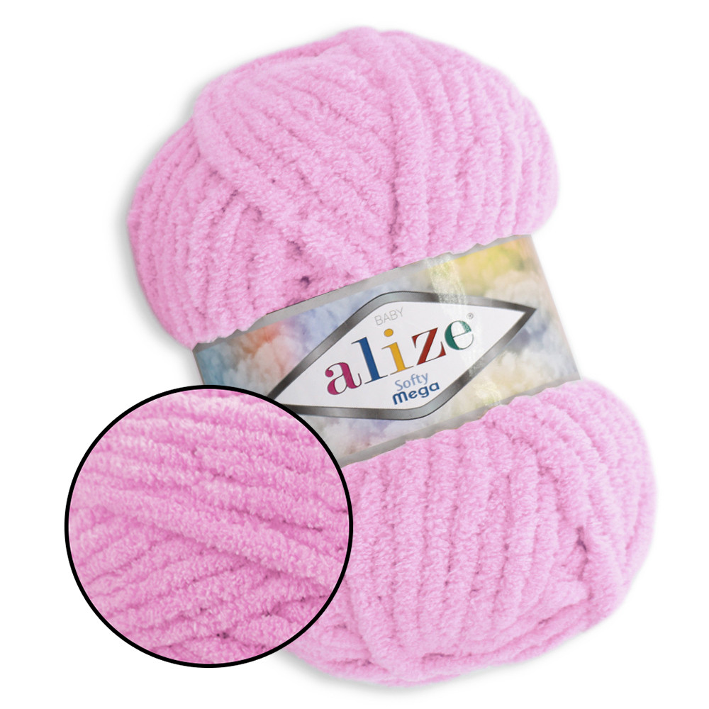 Alize Softy Mega, Рожевий зефір No31
