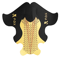 Форми для нарощення та моделювання нижні F.O.X Nail Form Aluminium 1 шт