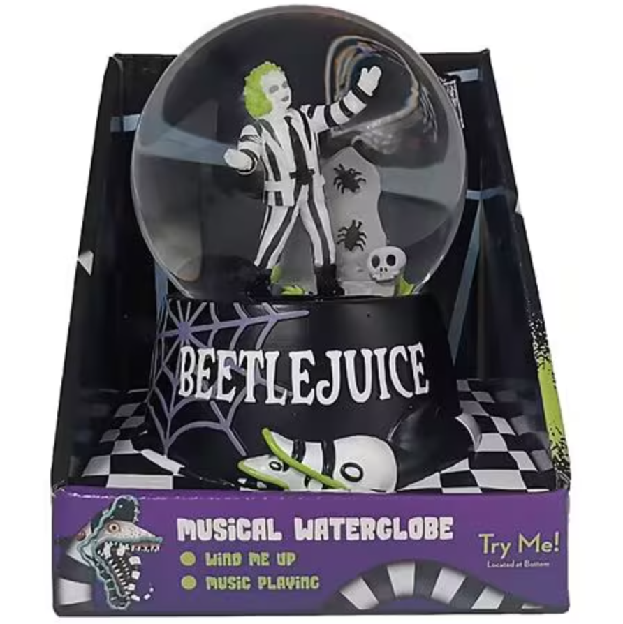 Музичний водяний шар Beetlejuice Wind Up Musical Water Globe