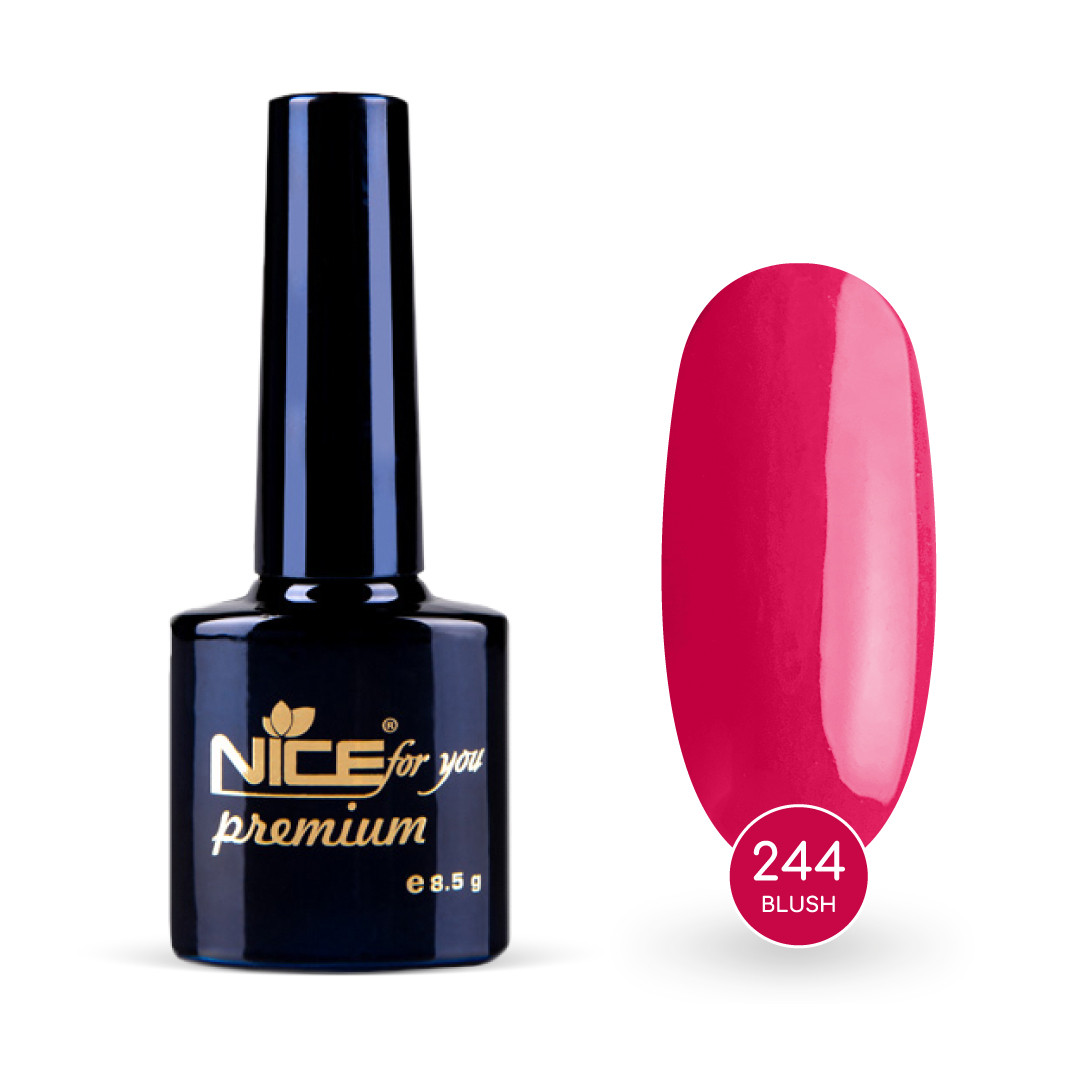 Гель-лак Nice for you Blush Premium №244 Маджента 8.5 г