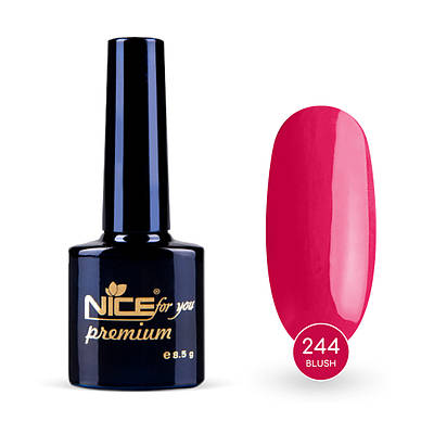 Гель-лак Nice for you Blush Premium №244 Маджента 8.5 г