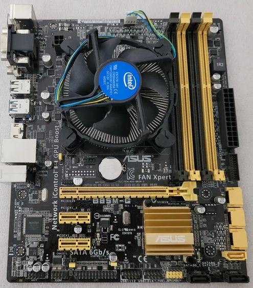 ІГРОВИЙ ПОТУЖНИЙ Комплект на 4 ЯДРА s1150 — INTEL CORE i5-4570 (4 ЯДРА по 3,2-3.6 GHZ ) + Плата ASUS B85M-G