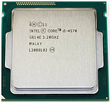 ІГРОВИЙ ПОТУЖНИЙ Комплект на 4 ЯДРА s1150 — INTEL CORE i5-4570 (4 ЯДРА по 3,2-3.6 GHZ ) + Плата ASUS B85M-G, фото 5