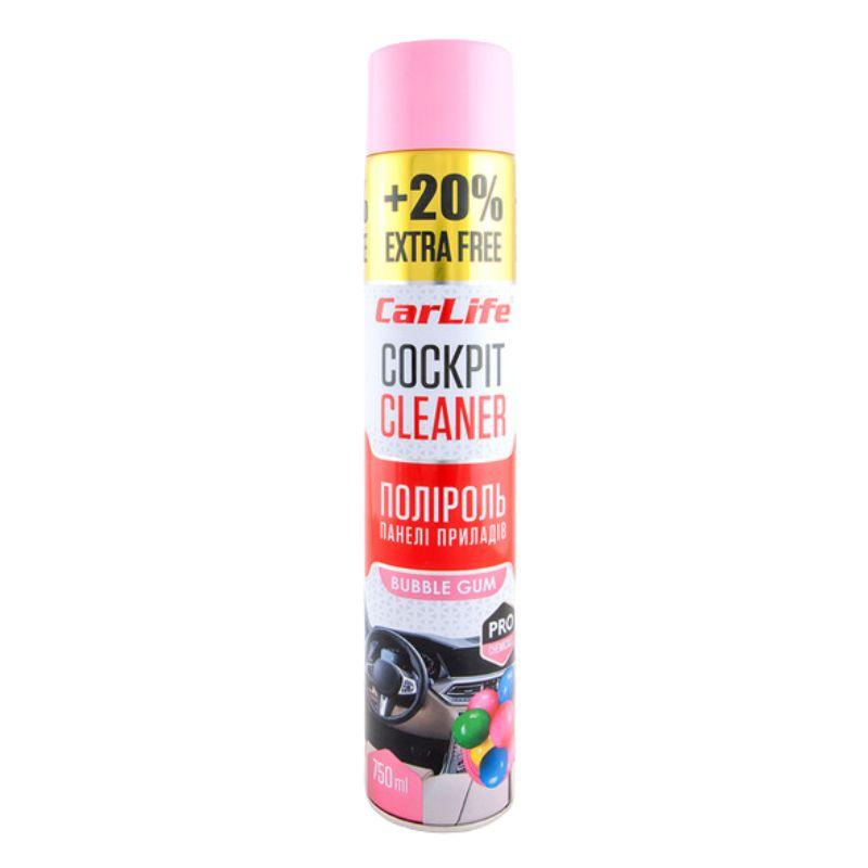 Поліроль CarLife Cockpit Cleaner Бубль Гум 750 мл (CF759)