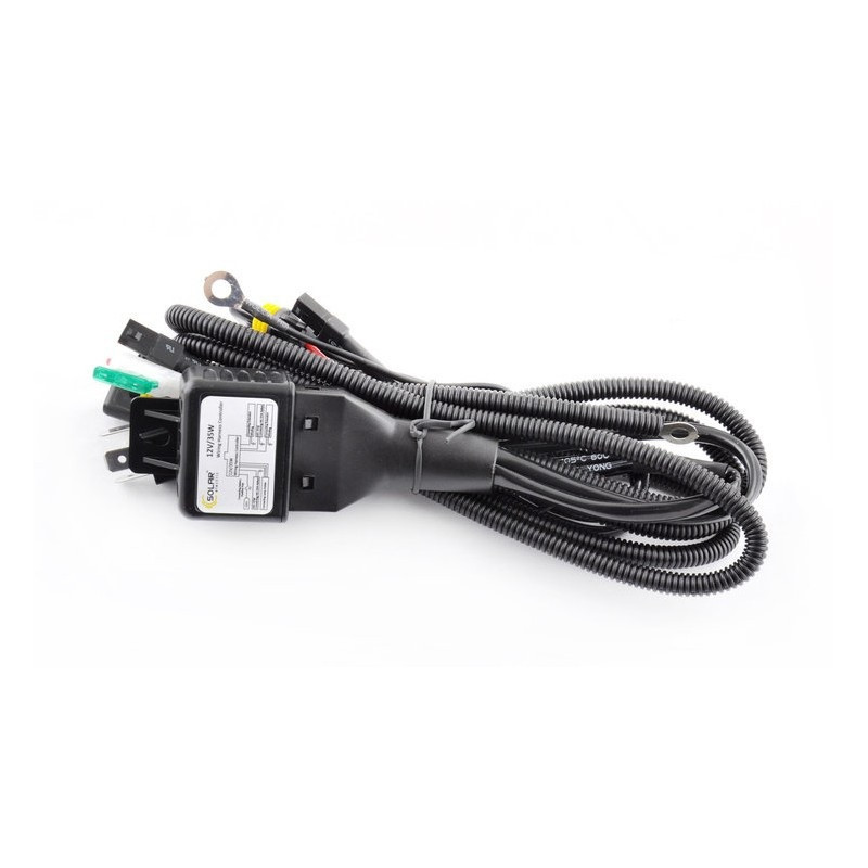 Коммутационные провода H4 Bi-Xenon Solar Wire + Relay, 24V
