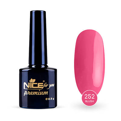 Гель-лак Nice for you Blush Premium №252 Барбі 8.5 г
