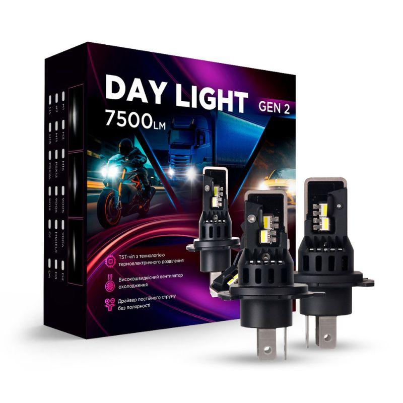 Світлодіодні лампи Н4 для авто Carlamp Day Light Gen2 Led автолампи 5800 K 7500 Lm (DLG2H4)