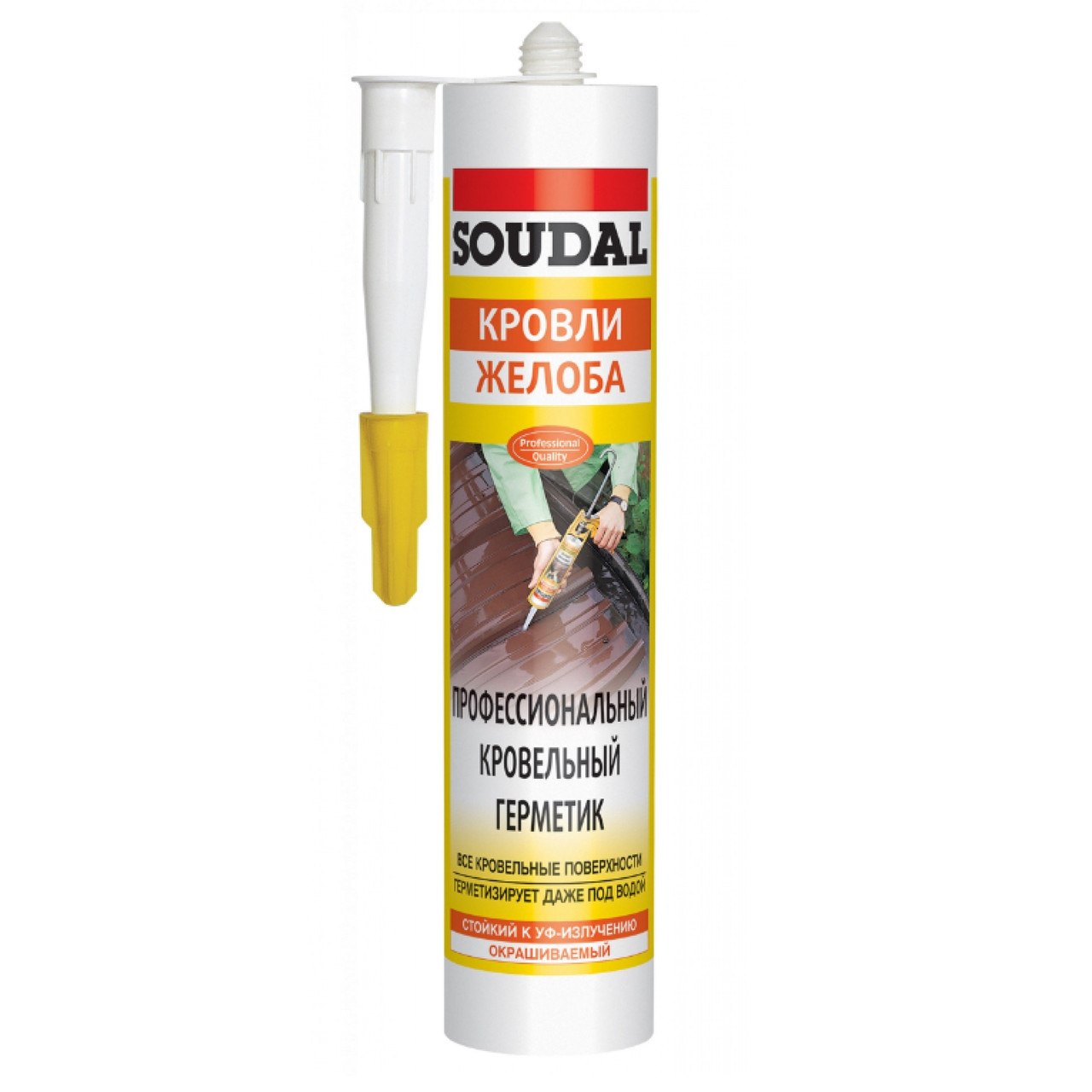 Герметик покрівельний Soudal AQUAFIX герметик професійний Прозорий 290 мл