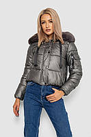 Жіноча зимова куртка, колір сірий, 244R2170 kzk Новe