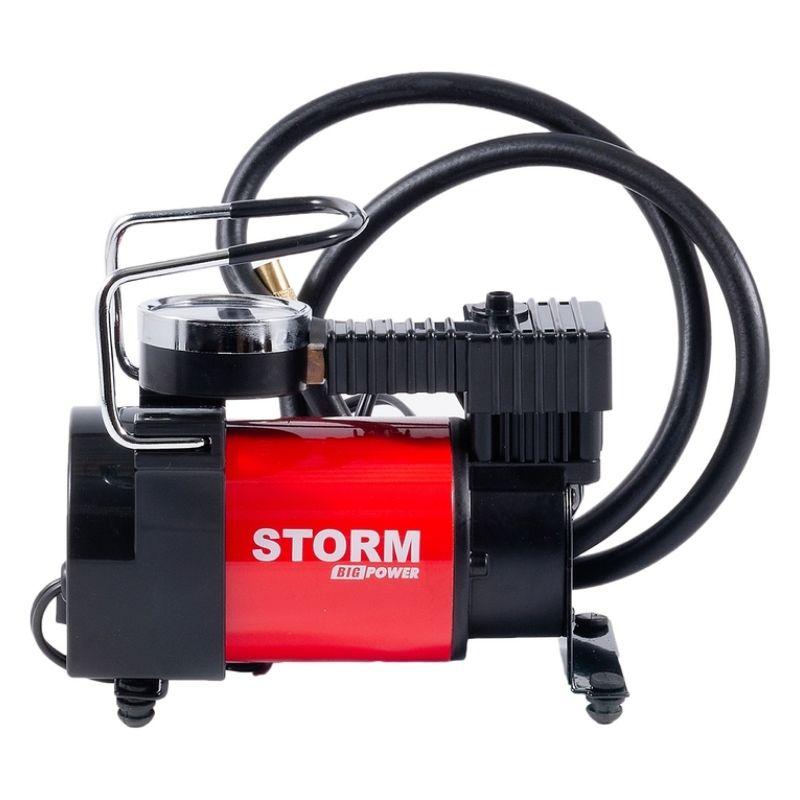 Автокомпресор однопоршневий у прикурювач STORM 20300 для шин R13-R16 Big Power 10Атм 37л/хв 170Вт