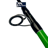 Спіннінг Guangwei Baltic 1.8м (100-300 г) зелений, фото 5