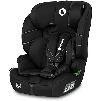 Автокрісло Lionelo Levi One i-Size Black Carbon (група 1/2/3, 9-36 кг, регулювання підголівника) Чорне