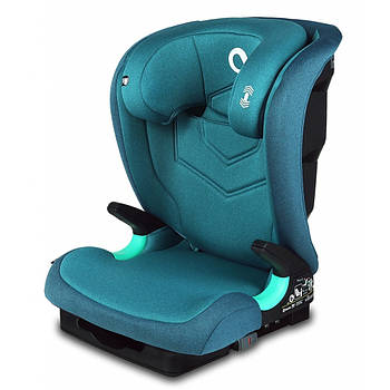 Автокрісло Lionelo Neal Green Turquoise (Isofix, група 2/3, 100-150 см, регулювання підголівника) Синє