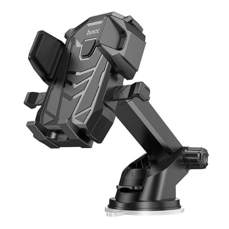 Автомобільний тримач для телефона Hoco на присоску на панель на скло 5,5-9,3 см (DCA17), фото 1