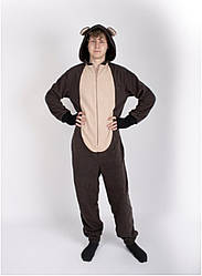 Кігурумі Ведмідь костюм з флісу чорний (розміри на зріст від 181 до 200+ см)