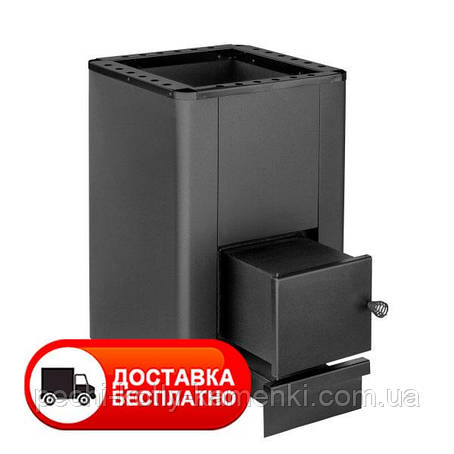 Каменка ПАЛ PAL РК-27 L anthracite з виносом, фото 1