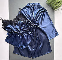 Атласний комплект трійка р 44