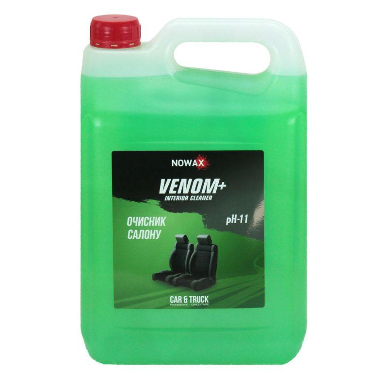 Очисник салону автомобіля NOWAX VENOM+ Interior Cleaner засіб для чищення машини 5л концентрат (NX05144)