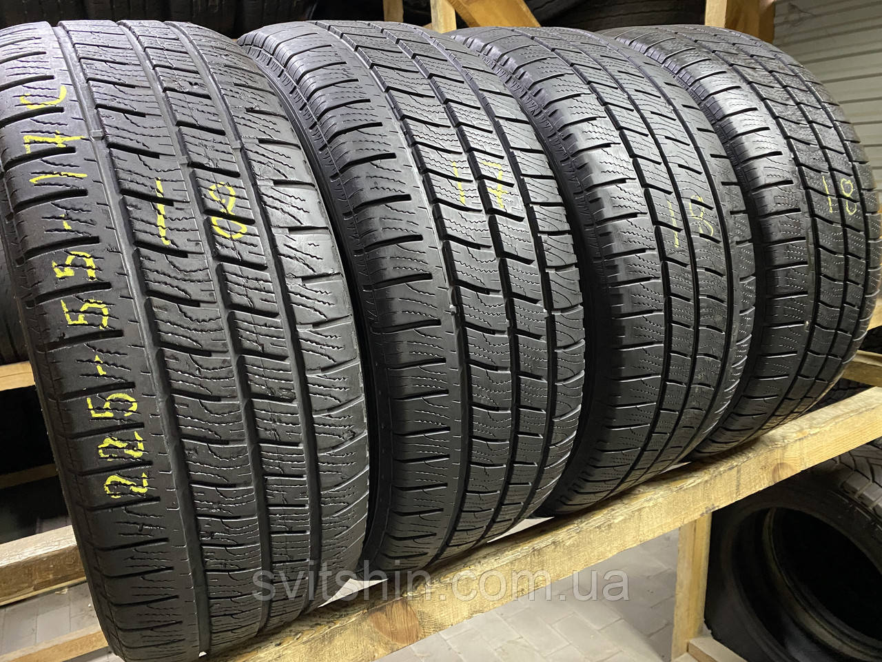 Зимові шини 225/55R17C Goodyear Cargo Vector 2018рік 5,5-6мм, фото 1